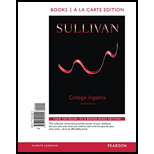 College Algebra with Integrated Review, Books a la Carte Edition, plus MML Student Access Card and sticker (10th Edition) - 10th Edition - by Michael Sullivan - ISBN 9780134098791