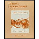 Student's Solutions Manual for Precalculus Enhanced with Graphing Utilites