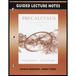 Precalculus: Enhanced... -Guided Lecture - 7th Edition - by Sullivan - ISBN 9780134121796