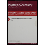 MasteringChemistry with Pearson eText -- ValuePack Access Card -- for Chemistry: A Molecular Approach