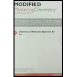 Modified MasteringChemistry with Pearson eText -- ValuePack Access Card -- for Chemistry: A Molecular Approach - 4th Edition - by Nivaldo J. Tro - ISBN 9780134126463