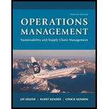 Operations Management: Sustainability and Supply Chain Management (12th Edition)