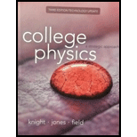 College Physics - 3rd Edition - by Knight,  Randall Dewey, Jones,  Brian, Field,  Stuart - ISBN 9780134143323