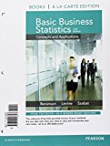 Basic Business Statistics, Student Value Edition; MyLab Statistics for Business Statistics -- ValuePack Access Card; PHStat for Pearson 5x7 Valuepack Access Code Card (13th Edition) - 13th Edition - by Mark L. Berenson, David M. Levine, Kathryn A. Szabat - ISBN 9780134166322
