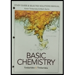 Study Guide and Selected Solutions Manual for Basic Chemistry - 5th Edition - by Karen C. Timberlake - ISBN 9780134167268