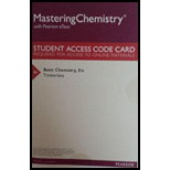 Masteringchemistry With Pearson Etext - Valuepack Access Card - For Basic Chemistry - 5th Edition - by Karen C. Timberlake - ISBN 9780134177137