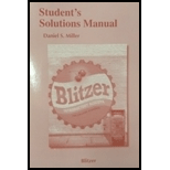 Student Solutions Manual for Introductory Algebra for College Students - 7th Edition - by Robert F. Blitzer - ISBN 9780134178073