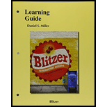 The Learning Guide for Introductory Algebra for College Students - 7th Edition - by Robert F. Blitzer - ISBN 9780134178882