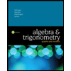 Algebra and Trigonometry: Graphs and Models (6th Edition)