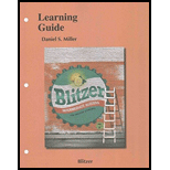 Intermediate Algebra for College Students - Learning Guide - 7th Edition - by Blitzer - ISBN 9780134180724