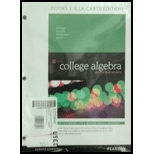 College Algebra Graphs and Models, Books a la Carte Edition - 6th Edition - by BITTINGER, Marvin L. - ISBN 9780134188928