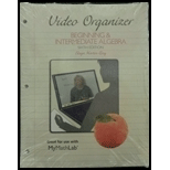 Video Organizer For Beginning & Intermediate Algebra