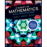 Survey of Mathematics With Application - With Workbook and MyMathLab - 10th Edition - by Angel - ISBN 9780134196015
