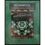 Workbook including Integrated Review Worksheets for A Survery of Mathematics with Applications with Integrated Review