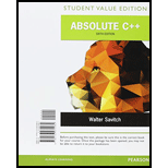 Absolute C++,NO CODE INCLUDED (6th Edition)