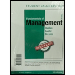 Fundamentals of Management: Essential Concepts and Applications, Student Value Edition (10th Edition) - Standalone book