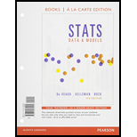 Stats: Data and Models, Books a la Carte Edition Plus NEW MyLab Statistics with Pearson eText -- Access Card Package (4th Edition) - 4th Edition - by Richard D. De Veaux, Paul F. Velleman, David E. Bock - ISBN 9780134243900