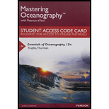Mastering Oceanography with Pearson eText -- Standalone Access Card -- for Essentials of Oceanography (12th Edition)