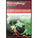 Mastering Biology with Pearson eText -- Standalone Access Card -- for Biology: Life on Earth with Physiology (11th Edition) - 11th Edition - by Gerald Audesirk, Teresa Audesirk, Bruce E. Byers - ISBN 9780134256238