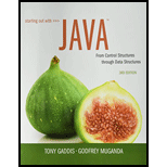 Starting Out With Java: From Control Structures through Data Structures plus MyLab Programming with Pearson eText package (3rd Edition) - 3rd Edition - by Tony Gaddis, Godfrey Muganda - ISBN 9780134278476