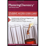 Mastering Chemistry with Pearson eText -- Standalone Access Card -- for Fundamentals of General, Organic, and Biological Chemistry (8th Edition)