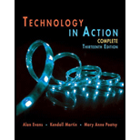 Technology In Action Complete (13th Edition) (Evans, Martin & Poatsy, Technology in Action Series) - 13th Edition - by Alan Evans, Kendall Martin, Mary Anne Poatsy - ISBN 9780134289106