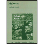 College Algebra-My Notes (LooseLeaf) and Mymathlab - 12th Edition - by Lial - ISBN 9780134296081