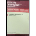 Masteringoceanography with Pearson Etext -Valuepack Access Card-for Essentials of Oceanography - 12th Edition - by TRUJILLO - ISBN 9780134298061