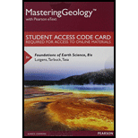 Mastering Geology With Pearson Etext -- Standalone Access Card - For Foundations Of Earth Science (8th Edition)