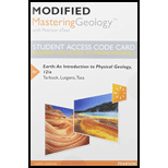 Modified Mastering Geology with Pearson eText -- Standalone Access Card -- for Earth: An Introduction to Physical Geology (12th Edition) - 12th Edition - by Tarbuck - ISBN 9780134299167