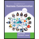 Excellence in Business Communication (12th Edition) - 12th Edition - by John V. Thill, Courtland L. Bovee - ISBN 9780134319056
