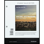 Building Java Programs: A Back To Basics Approach, Student Value Edition (4th Edition)