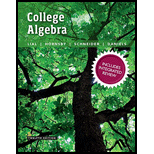 College Algebra - With MyMathLab and Worksheets - 12th Edition - by Lial - ISBN 9780134380049