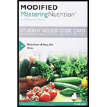 Modified Mastering Nutrition with MyDietAnalysis with Pearson eText -- Standalone Access Card -- for Nutrition & You (4th Edition) - 4th Edition - by Joan Salge Blake - ISBN 9780134388649