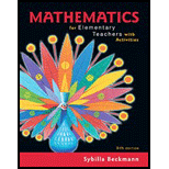 Mathematics for Elementary Teachers with Activities (5th Edition) - 5th Edition - by Beckmann, Sybilla - ISBN 9780134392790
