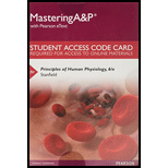 Mastering A&p With Pearson Etext -- Standalone Access Card -- For Principles Of Human Physiology (6th Edition) - 6th Edition - by STANFIELD - ISBN 9780134429007