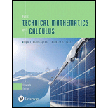 Basic Technical Mathematics with Calculus (11th Edition) - 11th Edition - by Allyn J. Washington, Richard Evans - ISBN 9780134437736