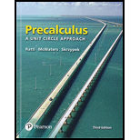 Precalculus: A Unit Circle Approach - With MyMathLab - 3rd Edition - by Ratti - ISBN 9780134438870