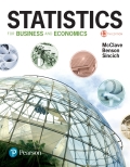 Statistics For Business And Economics - 13th Edition - by James T. McClave - ISBN 9780134446332