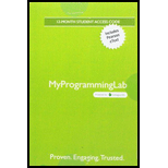 MyLab Programming with Pearson eText -- Access Card -- for Starting Out with Java: Early Objects (Myprogramminglab)
