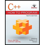 C++   How to Program (Early Objects Version) - 10th Edition - by Paul Deitel; Harvey M. Deitel - ISBN 9780134448824