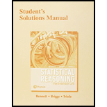 Student's Solutions Manual For Statistical Reasoning For Everyday Life Format: Paperback