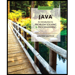Java: An Introduction to Problem Solving and Programming (8th Edition) - 8th Edition - by Walter Savitch - ISBN 9780134462035