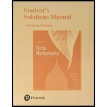 Student's Solutions Manual for Finite Mathematics & Its Applications - 12th Edition - by Larry J. Goldstein - ISBN 9780134463445