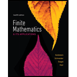 Finite Mathematics & Its Applications Plus Mylab Math With Pearson Etext -- Access Card Package (12th Edition) - 12th Edition - by Larry J. Goldstein, David I. Schneider, Martha J. Siegel, Steven Hair - ISBN 9780134464428