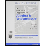 Algebra and Trigonometry, Books a la Carte Edition (6th Edition) - 6th Edition - by Robert F. Blitzer - ISBN 9780134464459