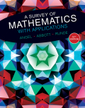 A Survey of Mathematics with Applications (10th Edition) - Standalone book