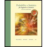 Probability and Statistics for Engineers and Scientists (9th Edition)