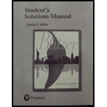 Student's Solutions Manual for College Algebra - 7th Edition - by Blitzer, Robert F. - ISBN 9780134469270
