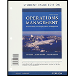 Operations Management: Sustainability and Supply Chain Management, Student Value Edition Plus MyLab Operations Management with Pearson eText -- Access Card Package (12th Edition) - 12th Edition - by Jay Heizer, Barry Render, Chuck Munson - ISBN 9780134471815